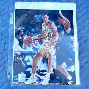 Vtg 1997 Travis Knight Los Angeles Lakers Rookie All-Star Signed Photo W/ COA